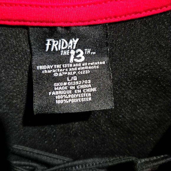 Friday The 13th Black and Red Graphic Dress - Picture 5 of 5